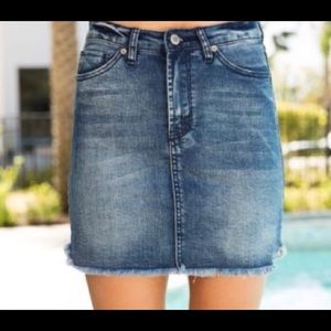Jean skirt